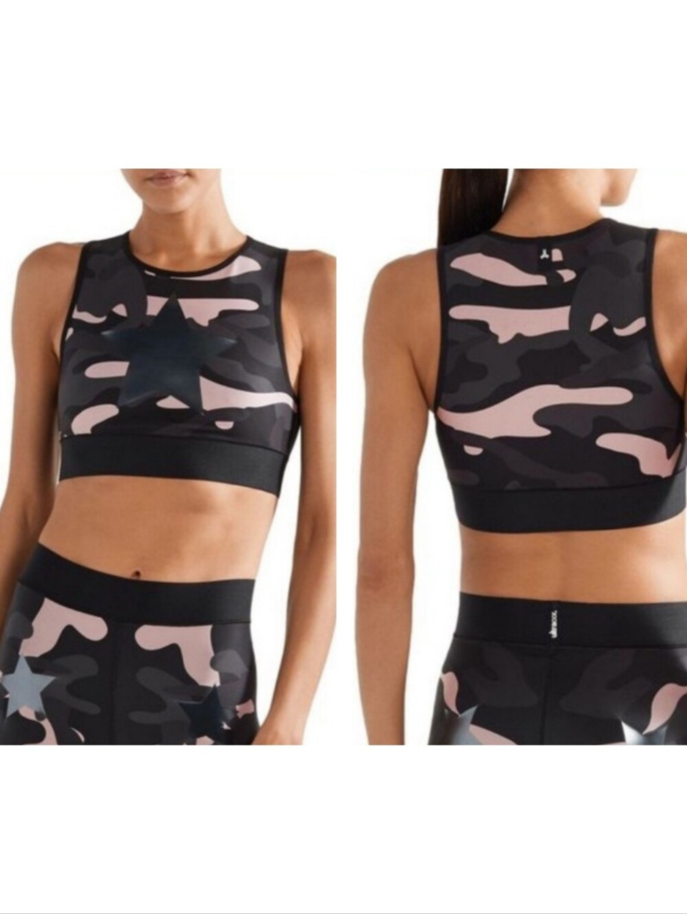 Ultracor Level Knockout Cropped Tank Camo Medium